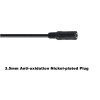 USAMS Y splitter 3.5mm Aux Cord 3ft (0.9m) - HQ Auxiliary Cable for Car, Stereo, Headphones, Speakers, Tablets - 1/8 Aux Audio Cable 