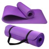 SODENO Yoga Mat 10mm Thick Exercise Mat Gym Workout Fitness Pilates Home Non Slip 