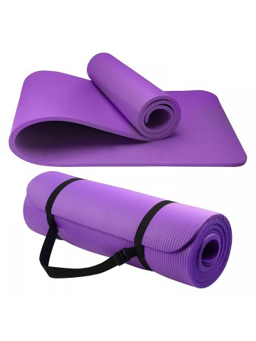 SODENO Yoga Mat 10mm Thick Exercise Mat Gym Workout Fitness Pilates Home Non Slip 