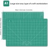 Sodeno Tools Thickened 24 x 36 Inch Self Healing Sewing Cutting Mat, A1 Rotary Cutting Sewing Mat for Crafts, Double Sided 5-Ply 