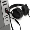 USAMS Headphone Splitter For Computer 3.5mm Female to 2 Dual 3.5mm Male Headphone Mic Audio Y Splitter Cable Smartphone Headset to PC Adapter 