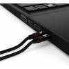 USAMS Headphone Splitter For Computer 3.5mm Female to 2 Dual 3.5mm Male Headphone Mic Audio Y Splitter Cable Smartphone Headset to PC Adapter 