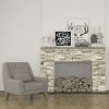 Sodeno 3D Wall Decals 3D Wallpaper Bedroom Living Mural Roll Modern Faux Brick Stone Wall Background 