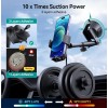 USAMS Car Phone Holder Mount, [Military-Grade Suction & Super Sturdy Base] 3 in 1 Universal Phone Mount for Car Dashboard Windshield Air Vent Car Mount for iPhone Android Smartphone GPS Navigator 
