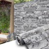 SODENO Stone Peel and Stick Wallpaper Rock 3D Stacked Faux Stone Contact Paper for Wall Self-Adhesive Removable Wallpaper