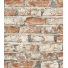 SODENO Brick Wallpaper Peel and Stick Brick Contact Paper for Walls Red 3D Faux Self-Adhesive Removable Wallpaper for Bedroom Kitchen 