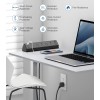 IFEART Desk Clamp Power Strip USB C,40W Total Fast Charging Station,4 PD 20W USB C Ports,Desk Edge Mount Surge Protector,5 Outlets,Fit 1.96" Tabletop Edge