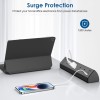 IFEART Desk Clamp Power Strip USB C,40W Total Fast Charging Station,4 PD 20W USB C Ports,Desk Edge Mount Surge Protector,5 Outlets,Fit 1.96" Tabletop Edge