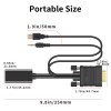 IFEART VGA (Sources) to HDMI(Display) Adapter, 1080P Converter with Audio+USB Power from VGA Computer/Laptop to HDMI TV/Monitor