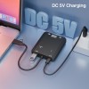 IFEART HDMI Splitter Extended Display for Dual Monitor, 1080p@60Hz USB A or USB-C to HDMI Vga Adapter for Extended Display of Laptop Monitor Desktop TV