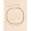 2pcs Bead Decor Waist Chain
