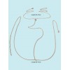 Rhinestone Decor Body Chain