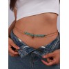 Turquoise Decor Waist Chain