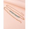 Turquoise Decor Waist Chain