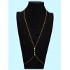 Rhinestone Decor Body Chain