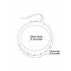 2pcs Disc Decor Waist Chain
