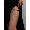 Moon Heart Charm Layered Thigh Chain