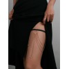 Moon Heart Charm Layered Thigh Chain
